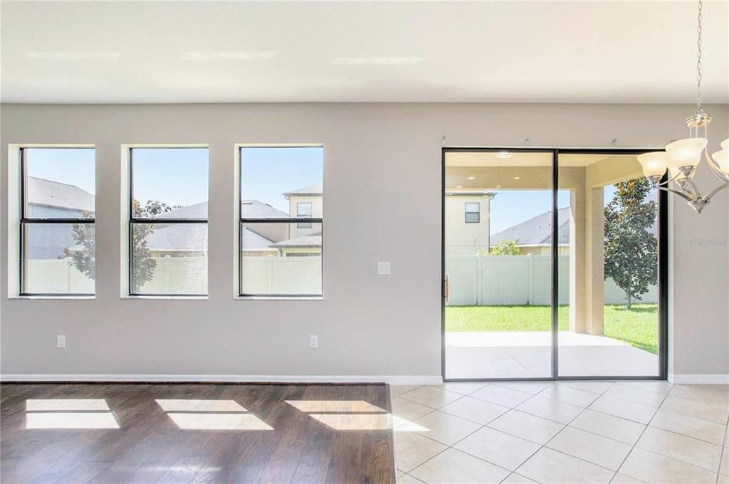 Dining Area and Family Room