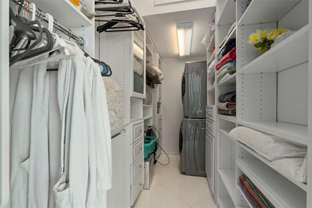 2 laundry rooms are conveniently located on the second and third floors.