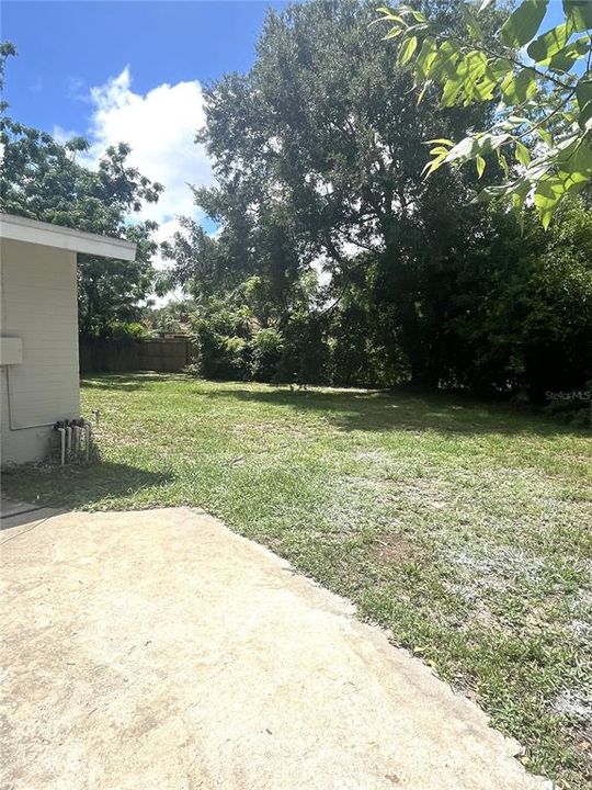 FENCED BACKYARD