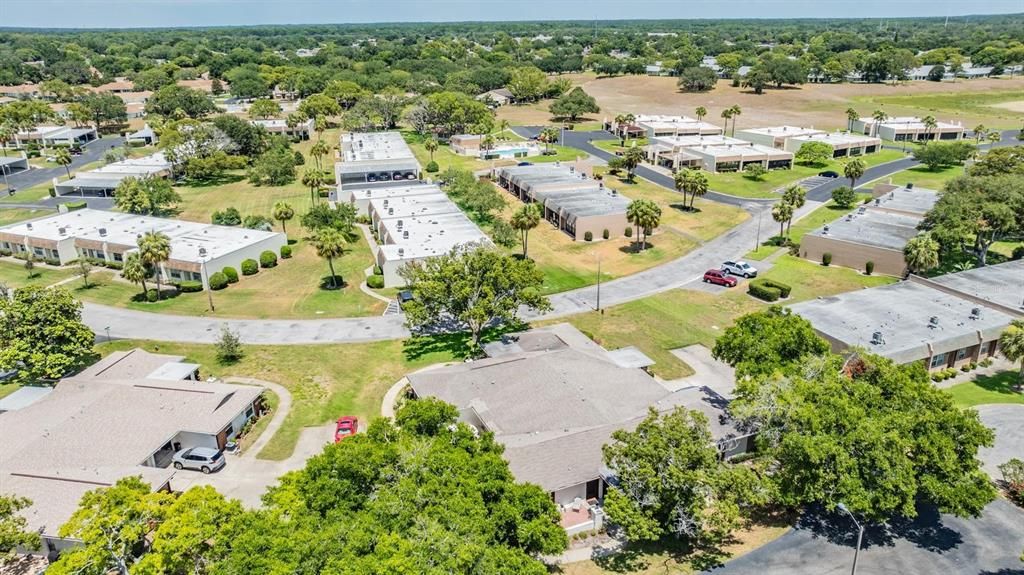 Arial View of Villa and Community