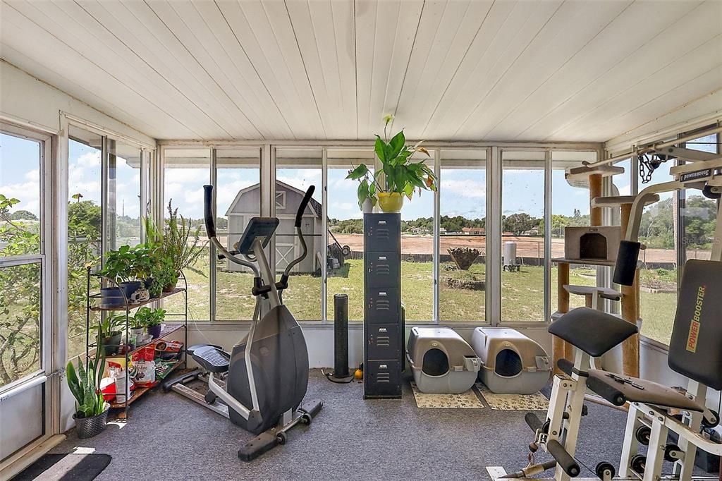 enclosed porch