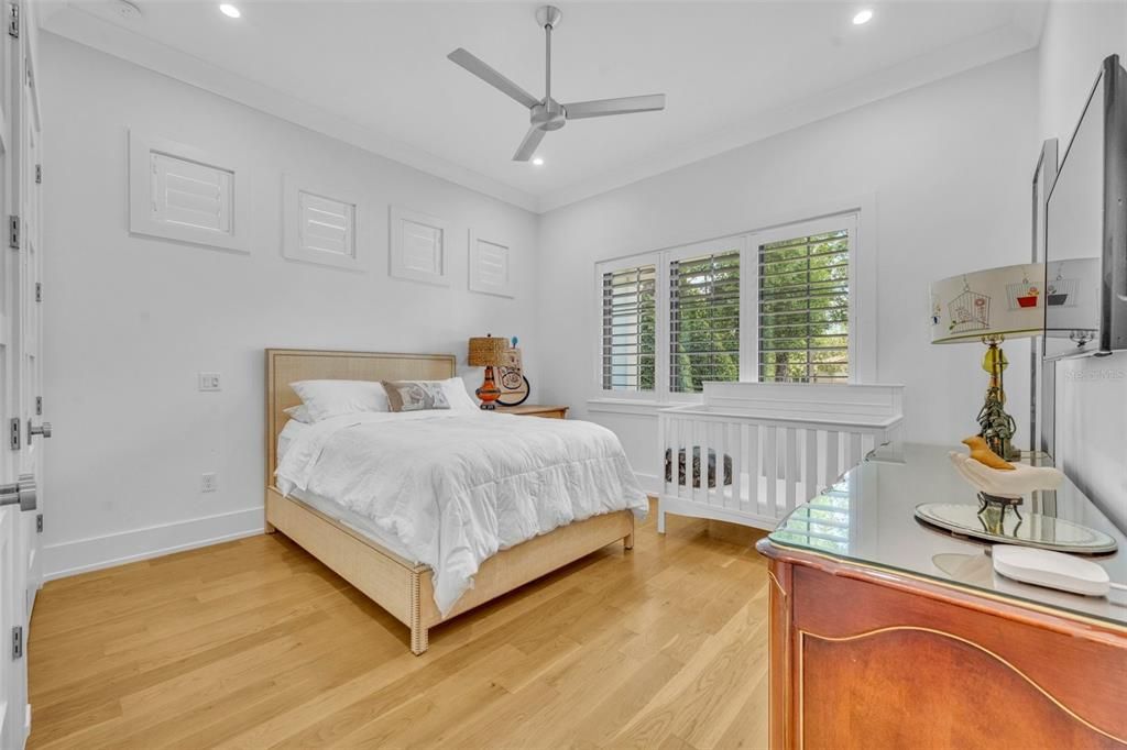 Bedroom 3 features a walk-in closet & fixed windows for additional light