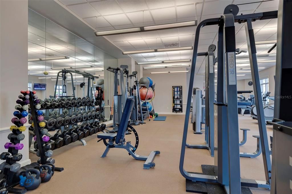 Gym with everything you need to stay fit