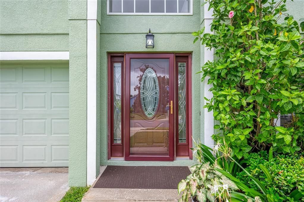 Beautiful front entry