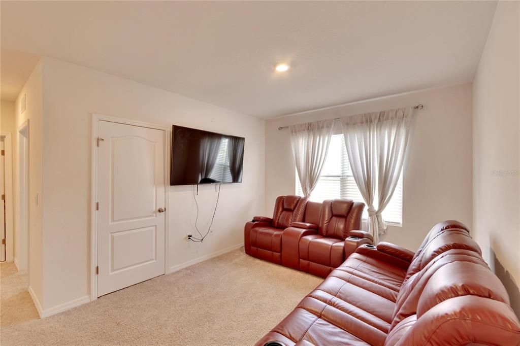 Upstairs Loft Area with closet