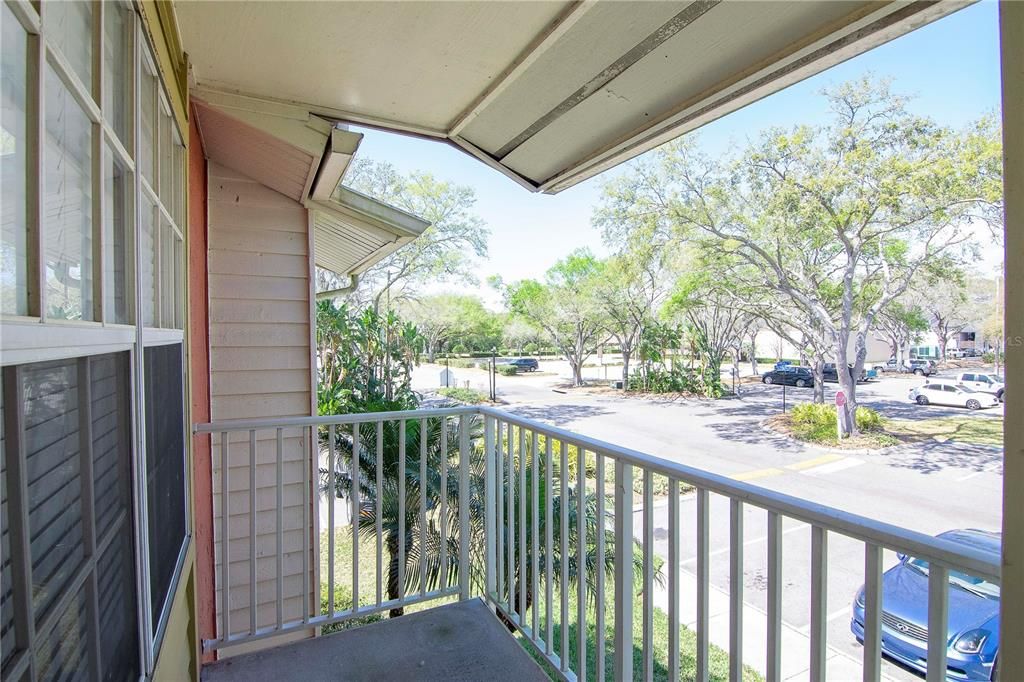 Covered Front Patio Area