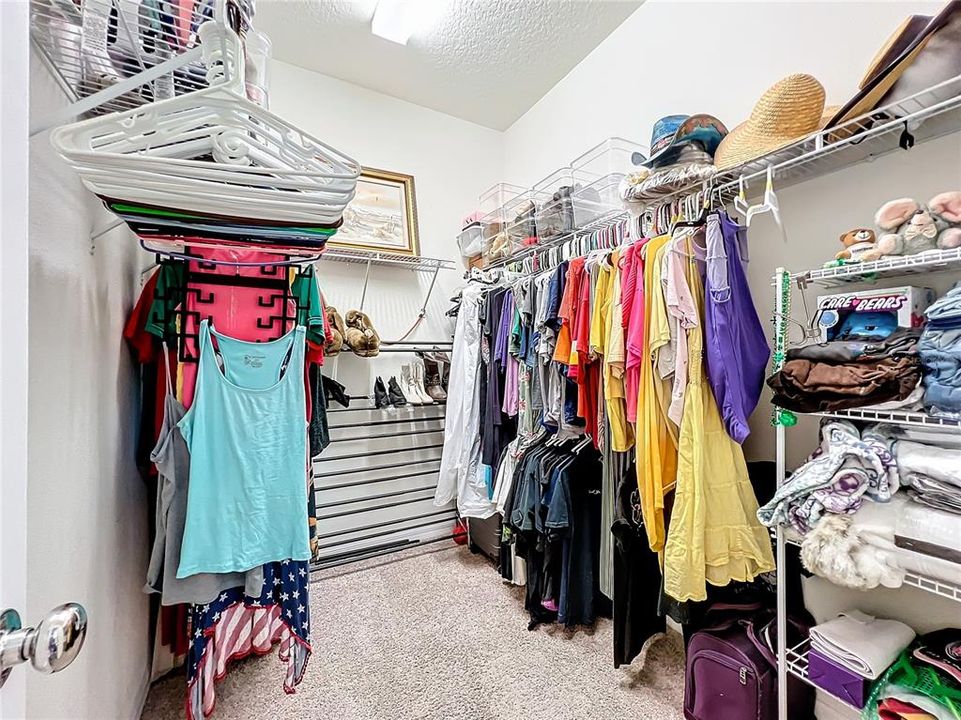 Master bedroom closet