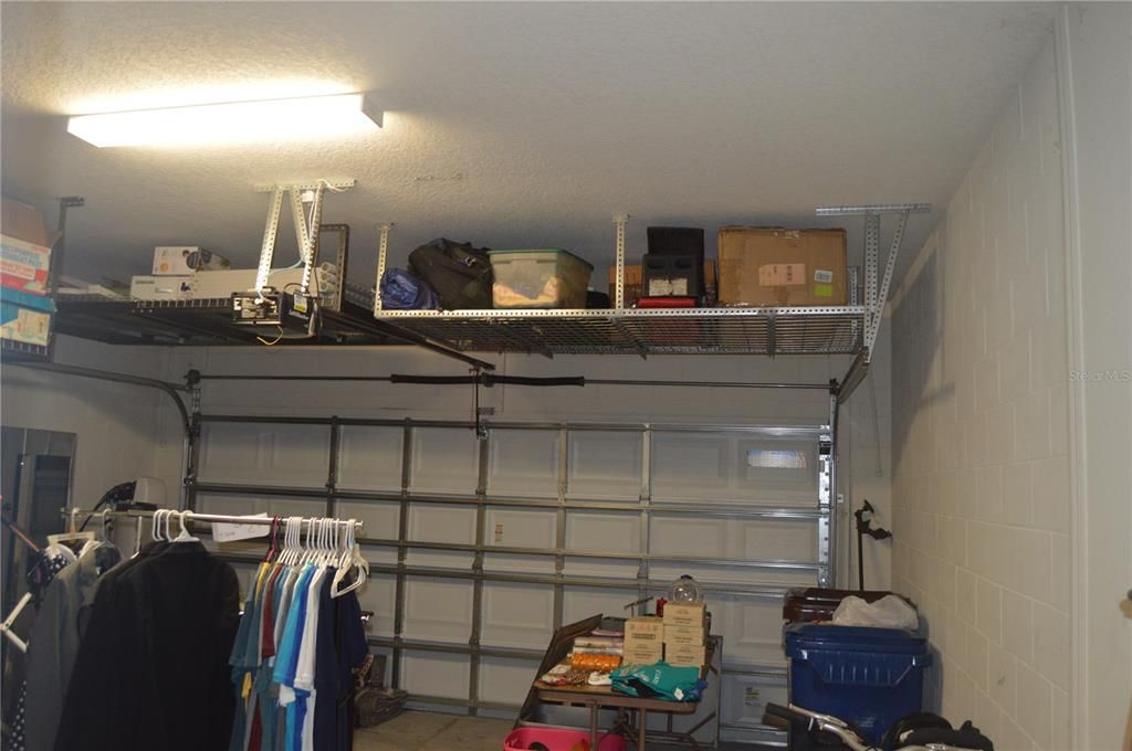 Garage with Shelves