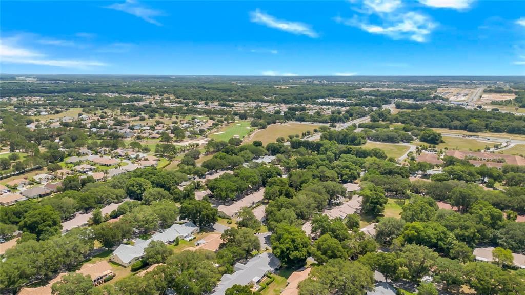 AERIAL OF NEIGHBORHOOD