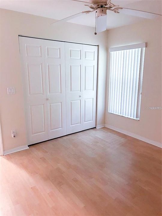 Guest bedroom 1 with built in closet