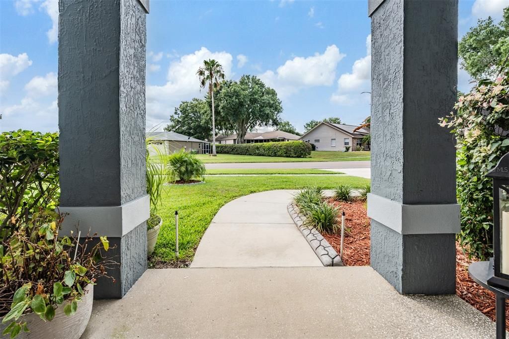 View from front entry