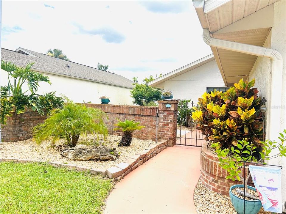 Beautiful Walkway to Your New Home with Gorgeous Landscaping