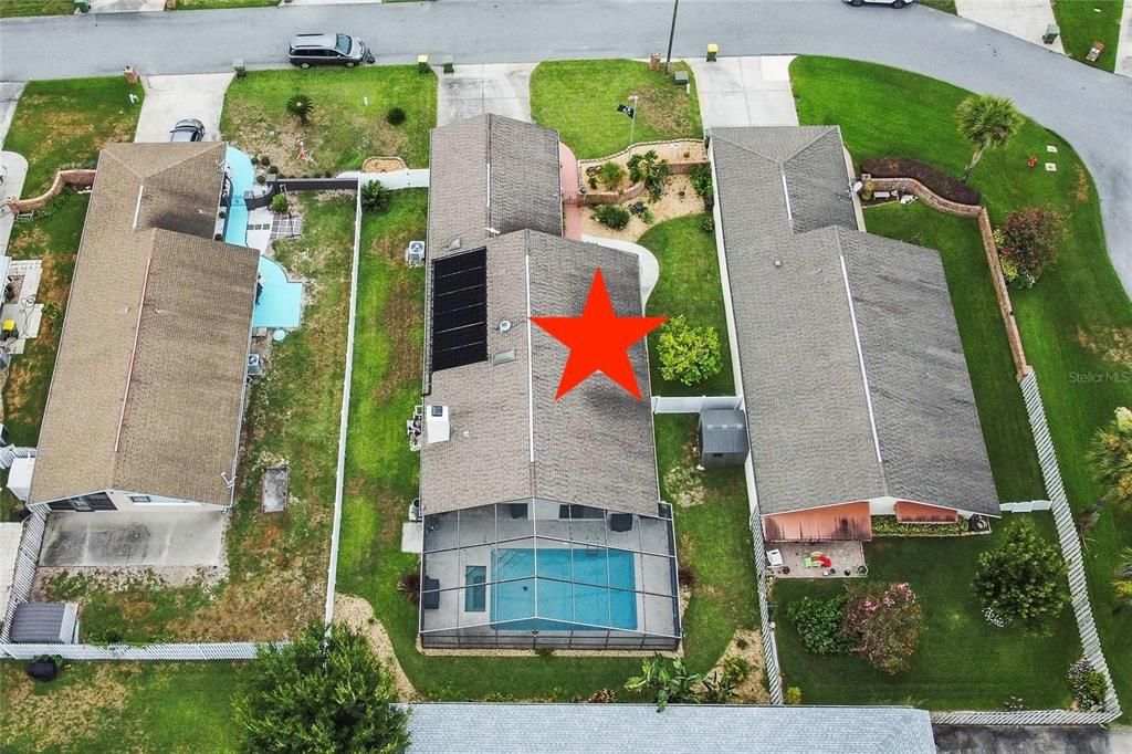 Aerial Shot- That pool sure does look inviting!