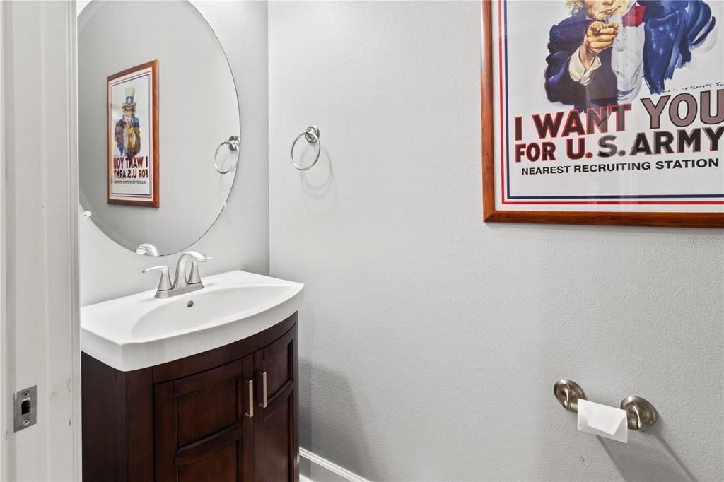 laundry room and entrance to garage