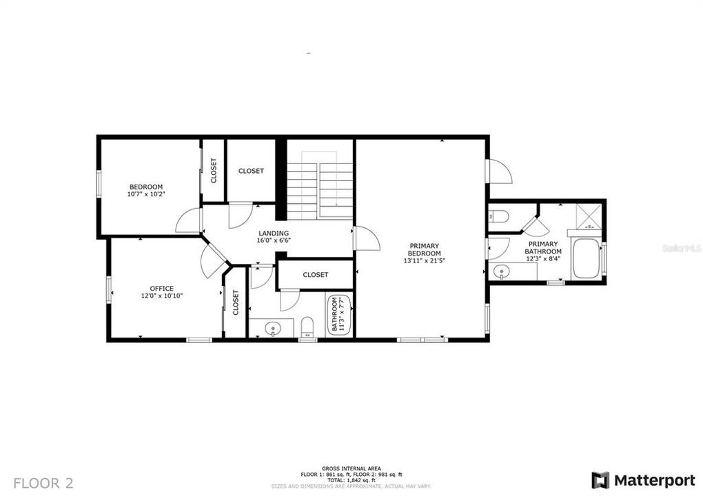 Floor Plan - upper level