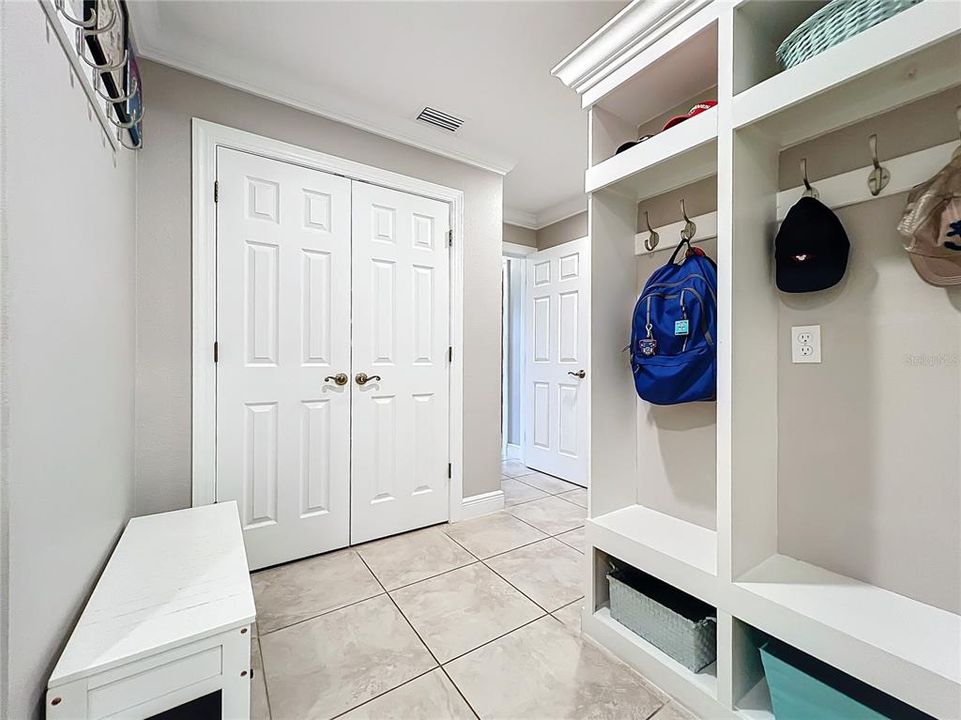 Mudroom, Drop Zone Valet & Extra Storage