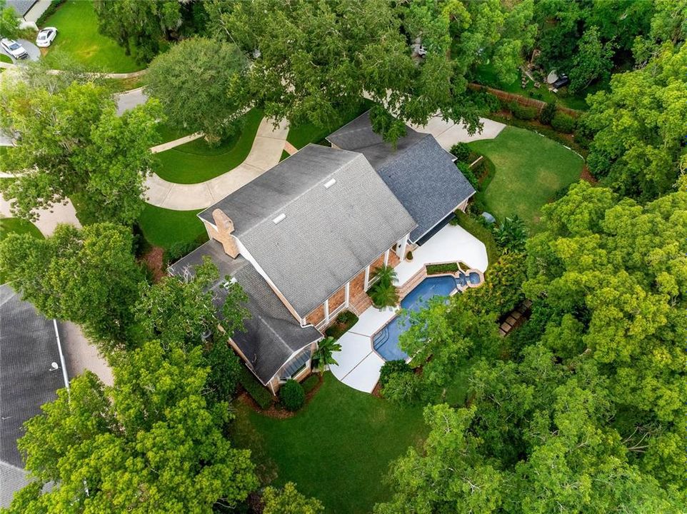 Aerial of the home.