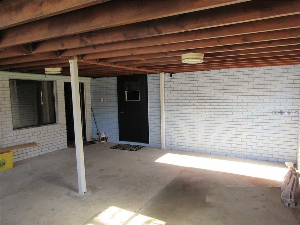 CONVERTED CARPORT/PATIO