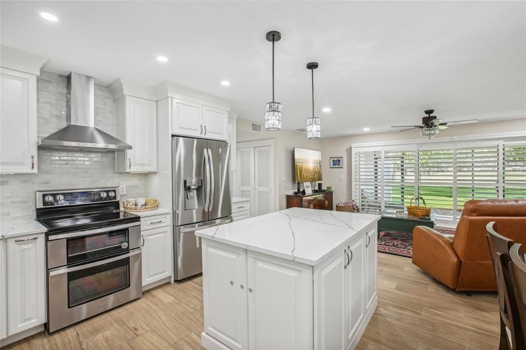 FAMILY ROOM AND DINING ROOM OFF THE KITCHEN