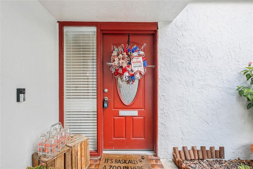 FRONT DOOR COVERED ENTRY