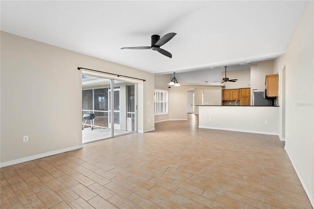 Second Living Room and Kitchen