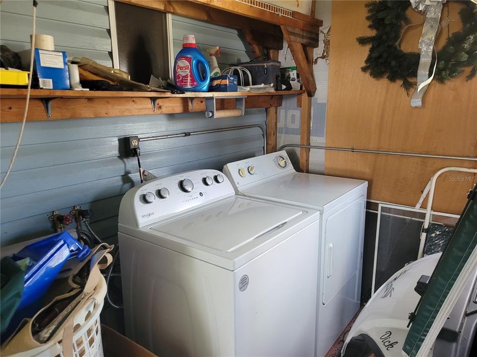 Washer and dryer