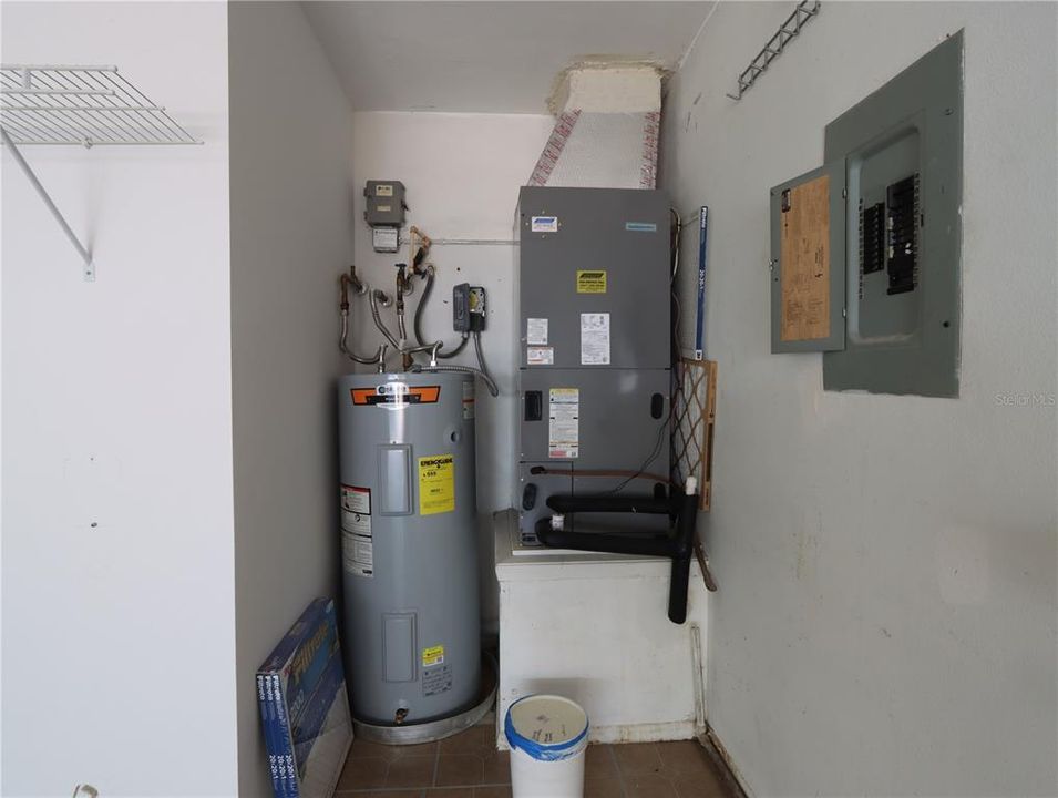 breaker box ac and water heater