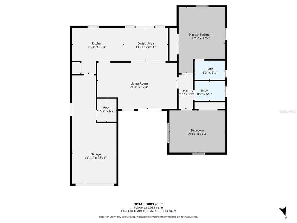 For Sale: $525,000 (2 beds, 2 baths, 1104 Square Feet)
