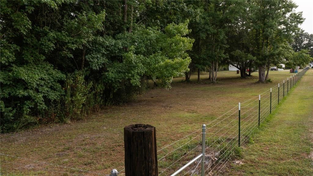 Corner of Property Line