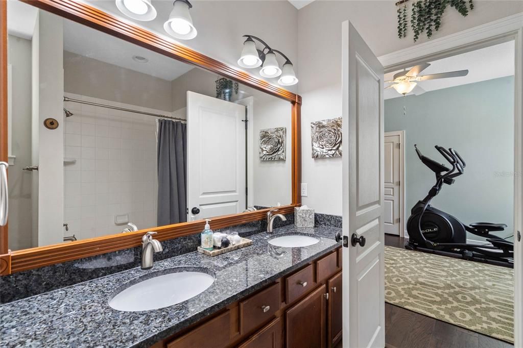 other bathroom with double sink vanity area