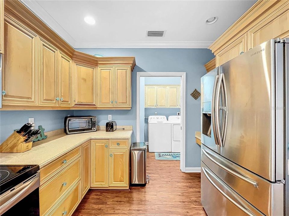 Laundry room just off the kitchen