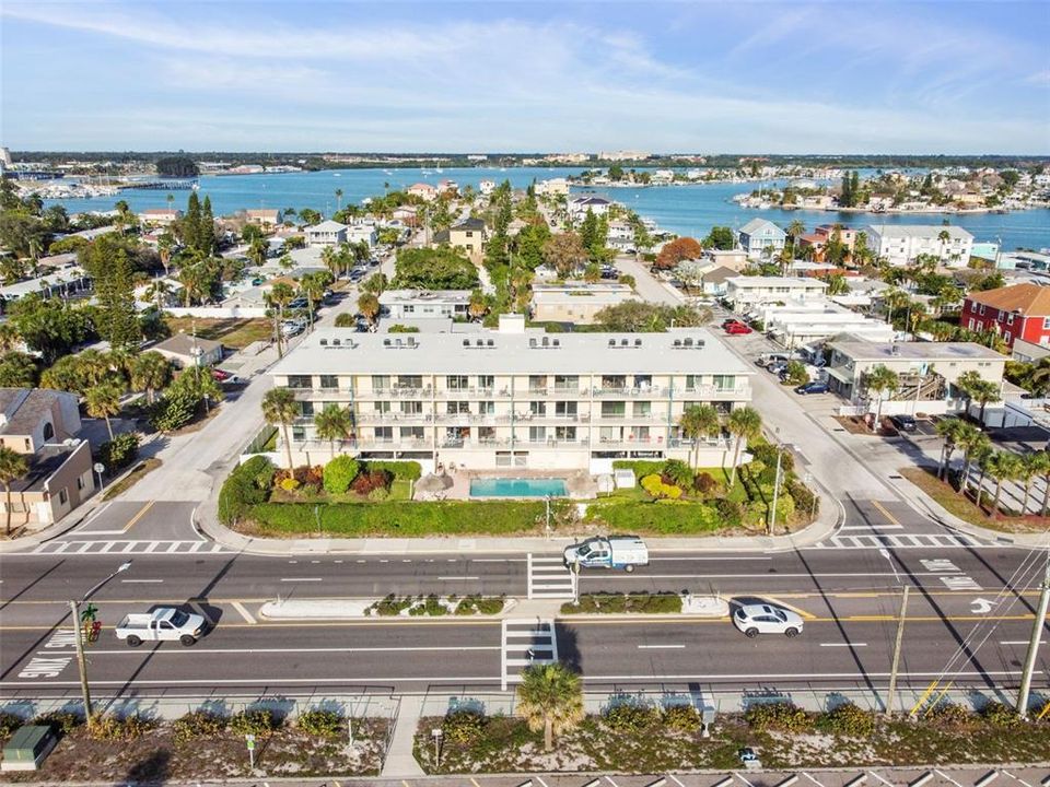 Positioned between the stunning Gulf of Mexico and the intracoastal waterways of Boca Ciega Bay, this location can't be beat.