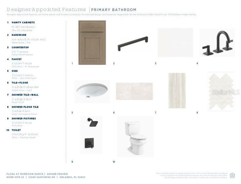 Features selected by our professional designers for seamless transitions throughout each room