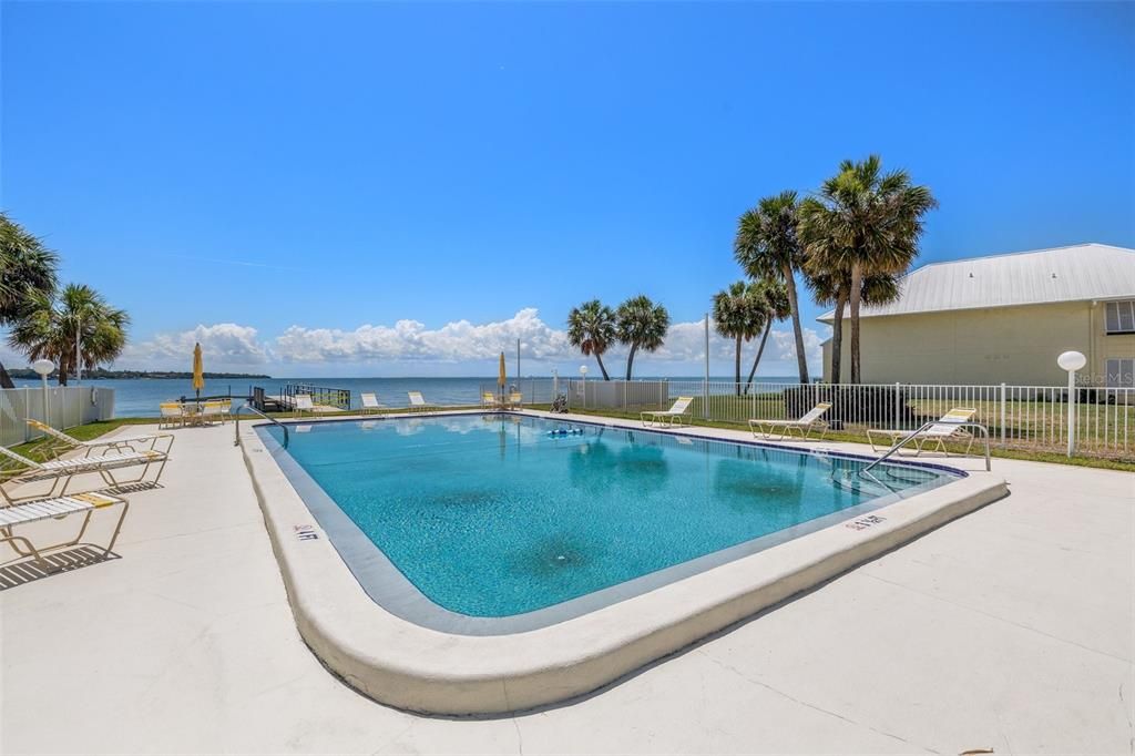 Stunning views of blue skies, blue water and The Sunshine Skyway