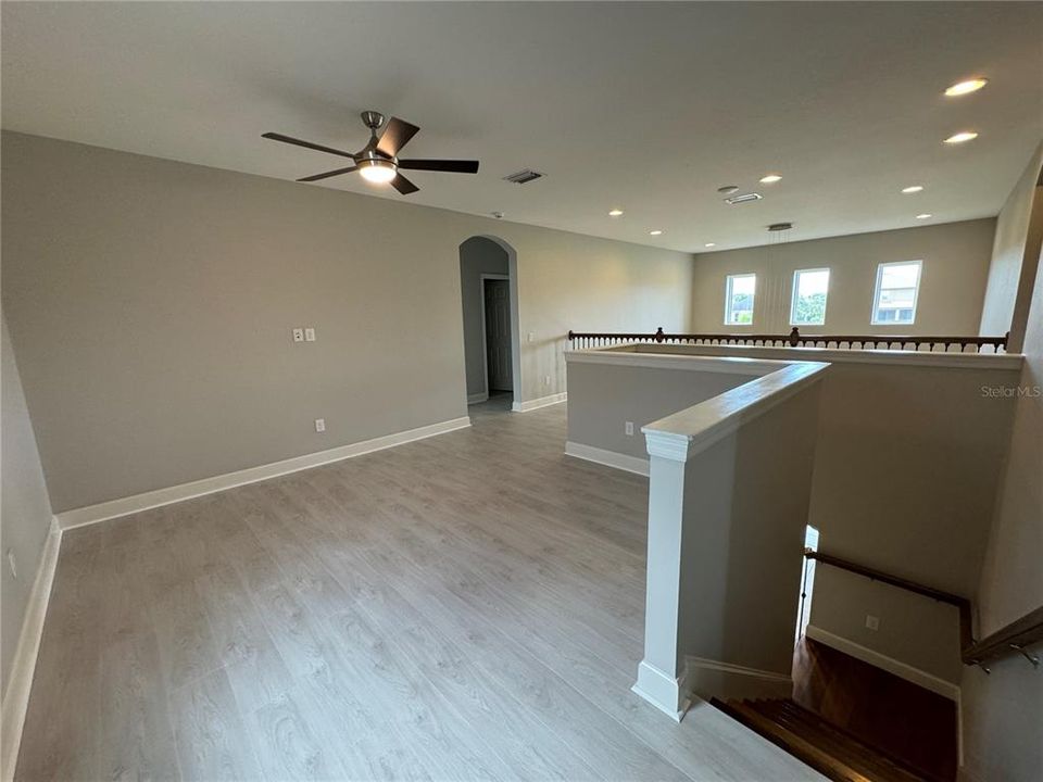 Loft leading to additional bedrooms