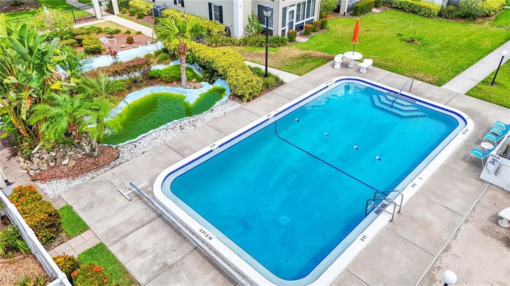 Larger community pool across the street.