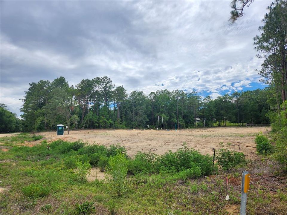 new house started on lot to the south