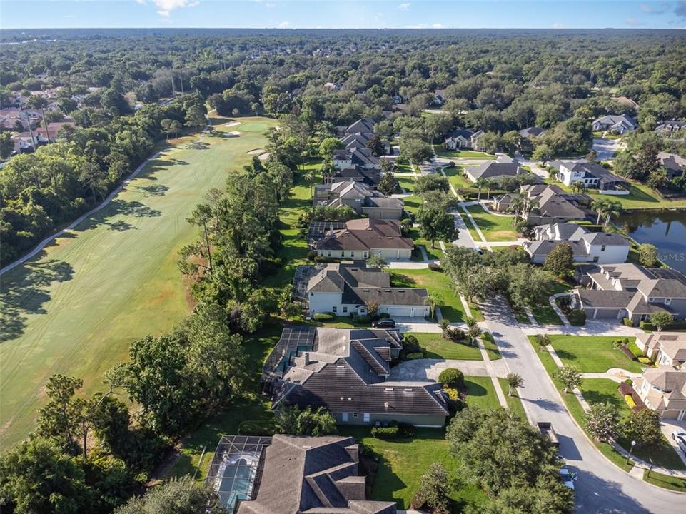 Aerial with Golf Course