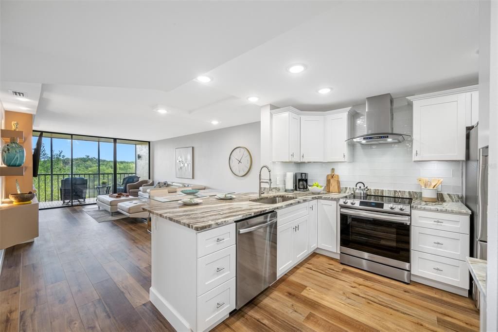 Open to living dining area is great for entertaining!