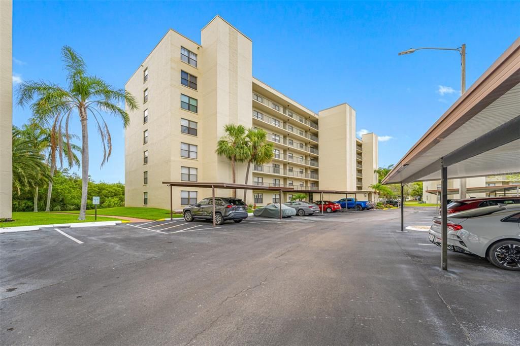 Assigned covered carport parking included with unit