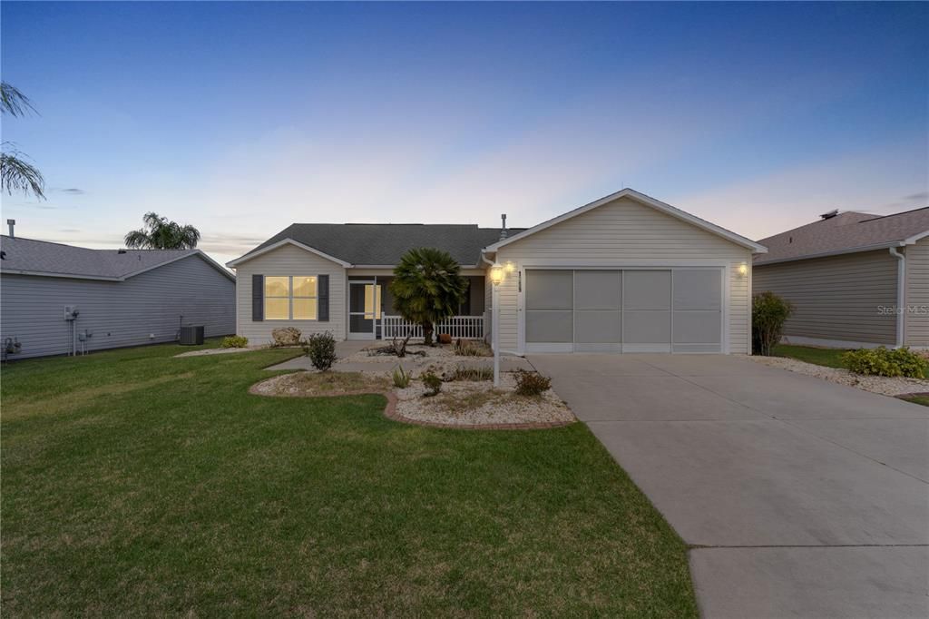 Front Elevation of this lovely 3 Bedroom, 2 Bath Amarillo Ranch Home in The Village of Duval!