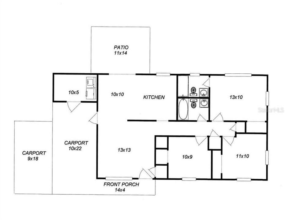 Active With Contract: $1,600 (3 beds, 2 baths, 1025 Square Feet)