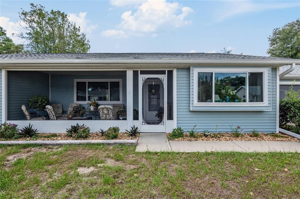 Front screened patio