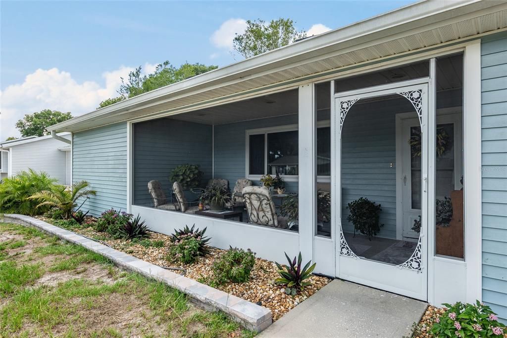 Front screened patio