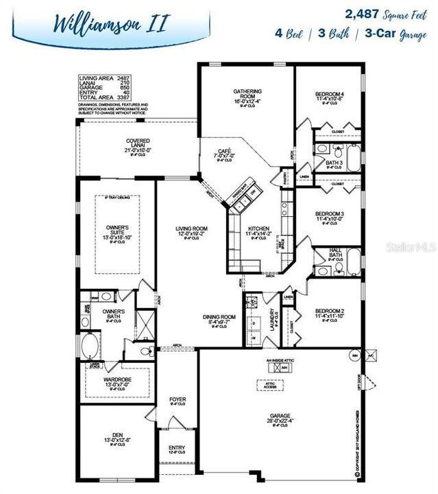 For Sale: $462,150 (4 beds, 3 baths, 2487 Square Feet)