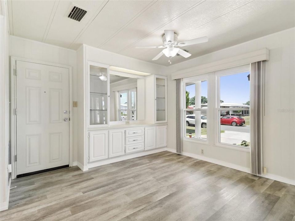 Dining Room with built-in