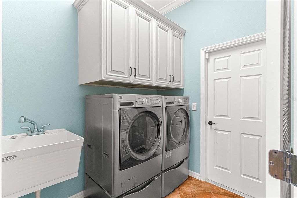 Laundry Room with storage