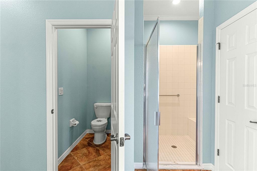 Water Closet and shower