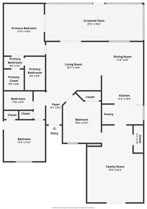 Active With Contract: $350,000 (3 beds, 2 baths, 1480 Square Feet)