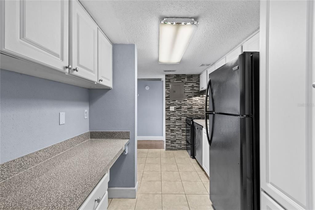 Kitchen with Desk Area